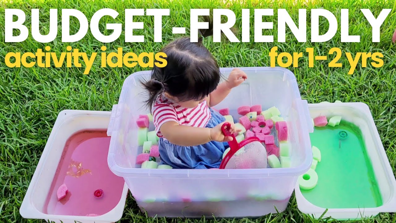 8 DIY activities for 1-2&nbsp;year olds&nbsp;| Budget friendly play ideas