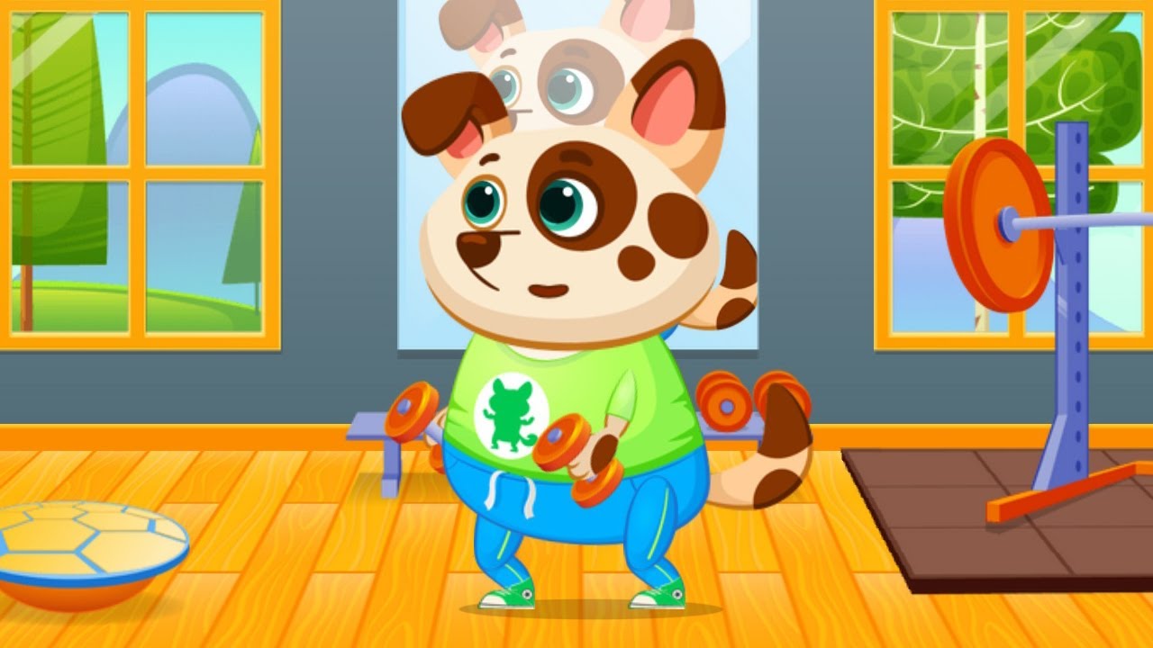 Duddu - My Virtual Pet Dog | Gym Workout | UNLOCKED game | GAMEPLAY