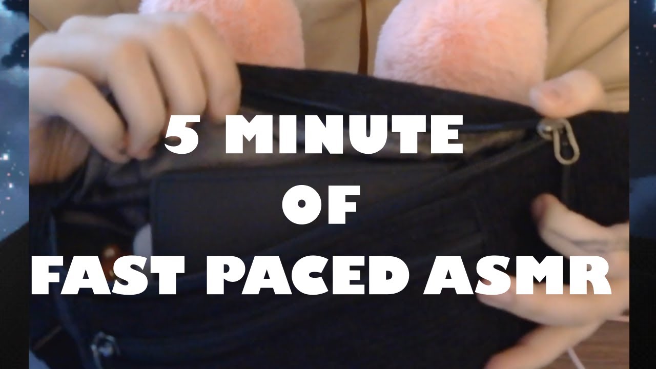 ASMR fast paced triggers