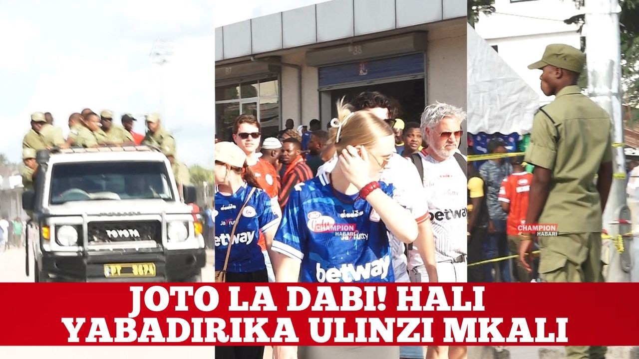 JOTO LA DABI! HALI YABADIRIKA ULINZI MKALI NJEE YA UWANJA, MASHABIKI WAMIMINIKA KUINGIA UWANJANI!