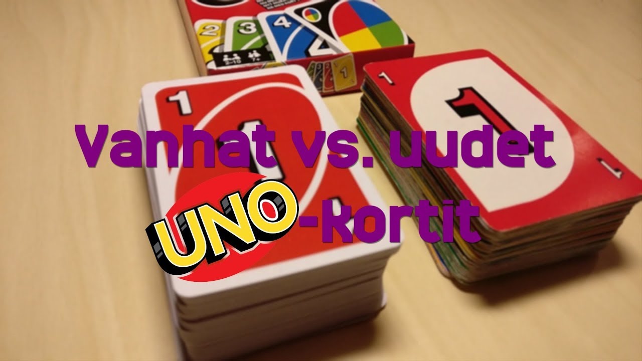 KorsoTV testaa: Vanhat vs. uudet Uno-kortit