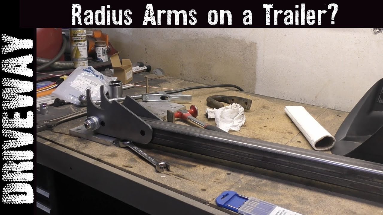Air Ride Tandem Axle Car Trailer - Fabricating Radius Arms