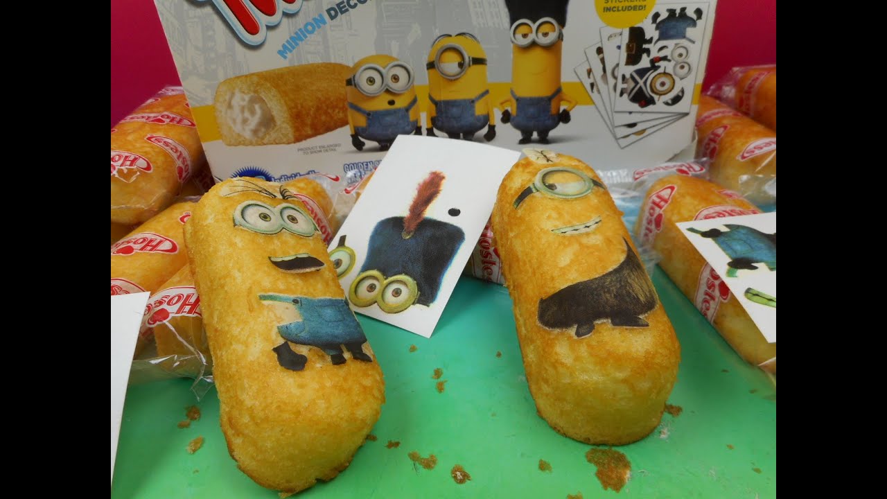HOSTESS TWINKIES MINION DECORATION KIT WITH EDIBLE STICKERS