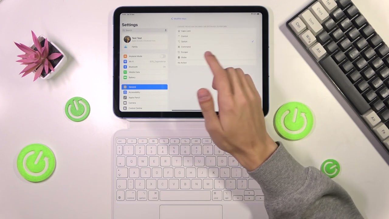 How to Change Option Key Action on Apple Magic Keyboard Folio