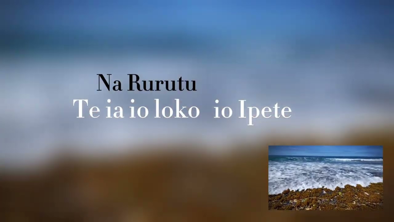 Ipete version Rurutu by Dj Bosta - Karaoke lyrics