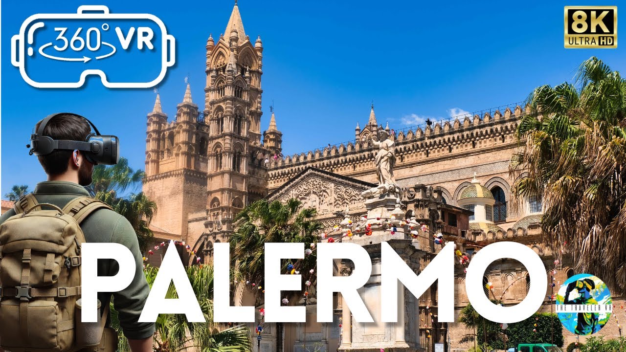 Исследуйте самые красивые места Палермо, Сицилия, в 360&deg; VR