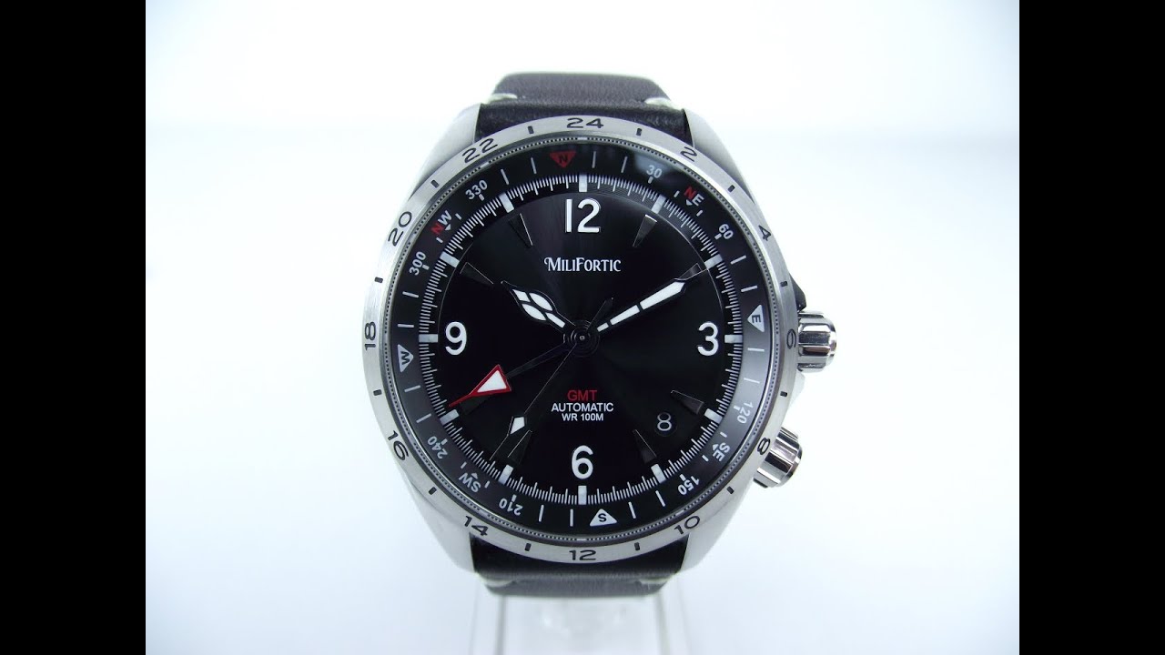 Обзор часов Milifortic S103 (аналог Seiko Alpinist GMT) в формате 4K.