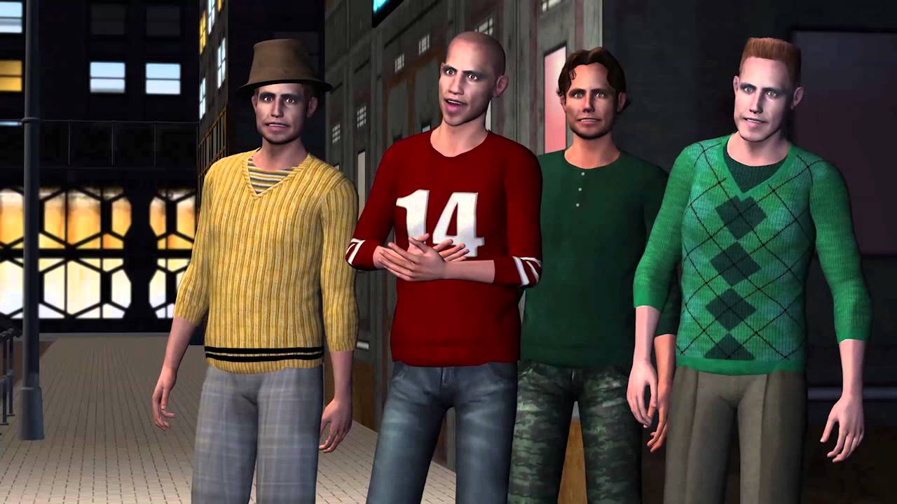 Street Corner Harmony Animated in i clone