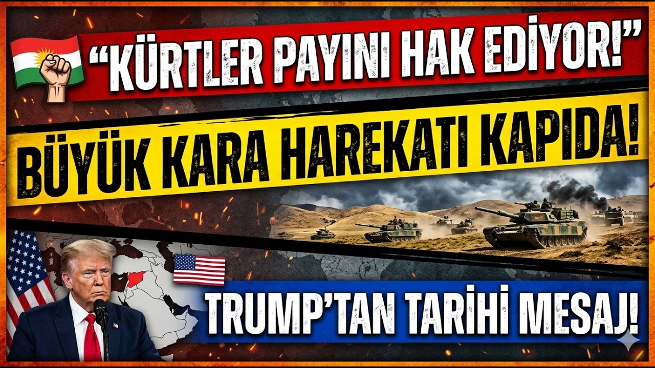 Trump’tan Tarihi Sözler: “Kürtler Payını Hak Ediyor”