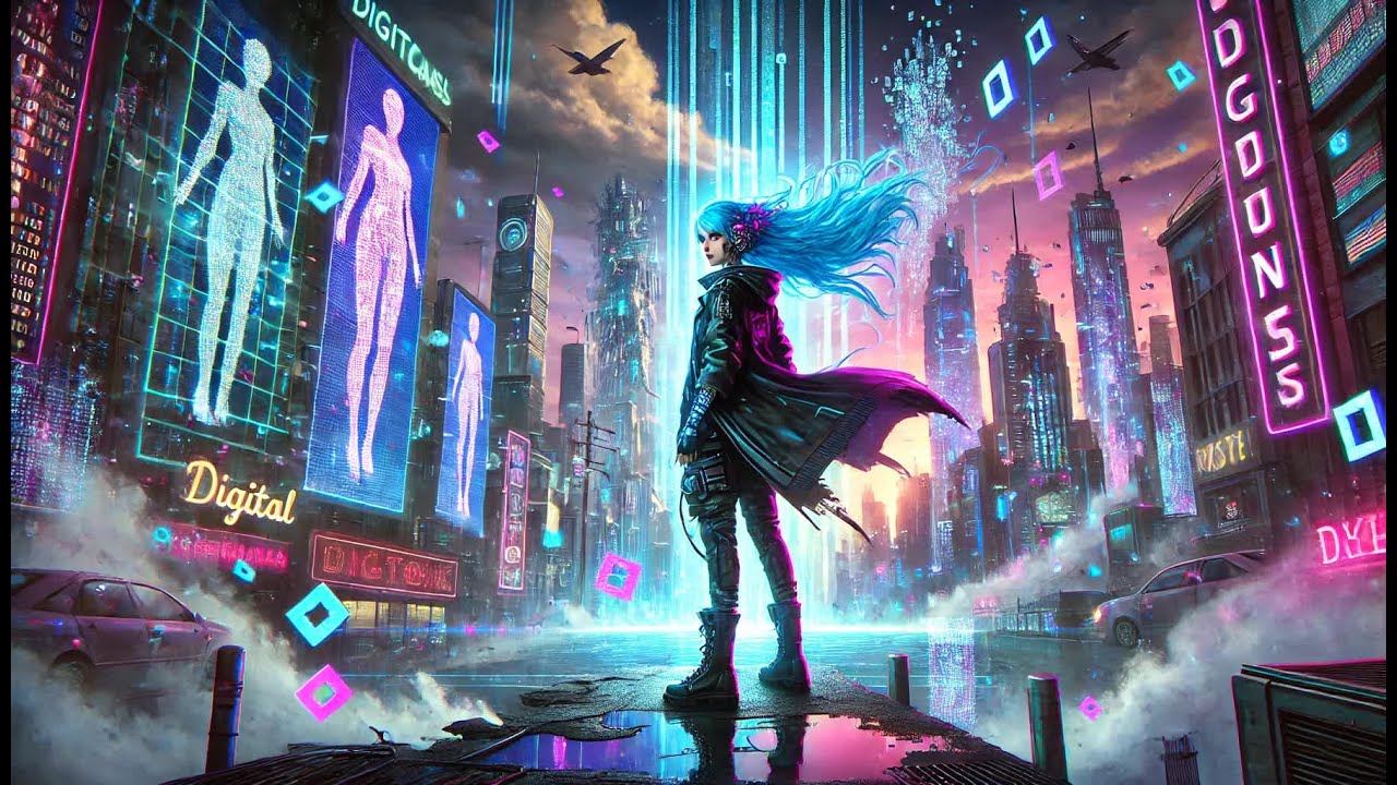 🎧 Digital Chains - Full Album by PostProgress | Cyberpunk Rock, Nu-Metal Revolution