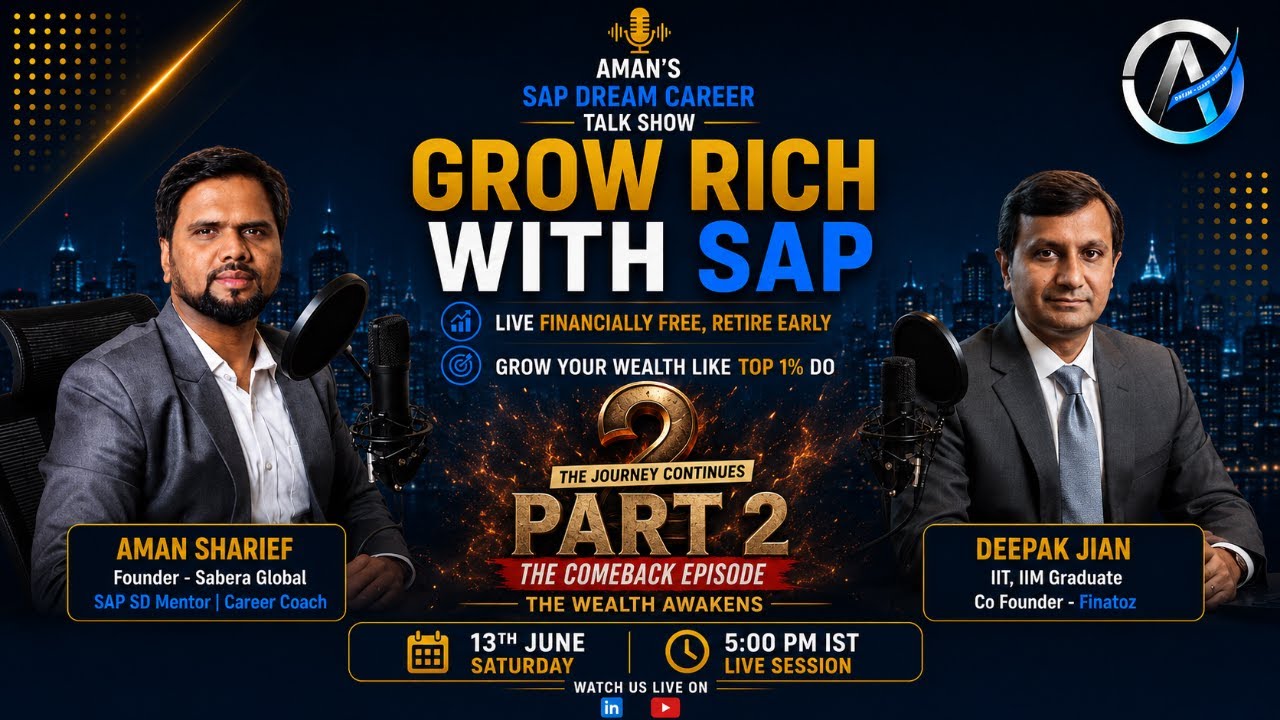 Разбогатейте с SAP &mdash; с Дипаком Джейном (IIT / IIM) &mdash; Эпизод II