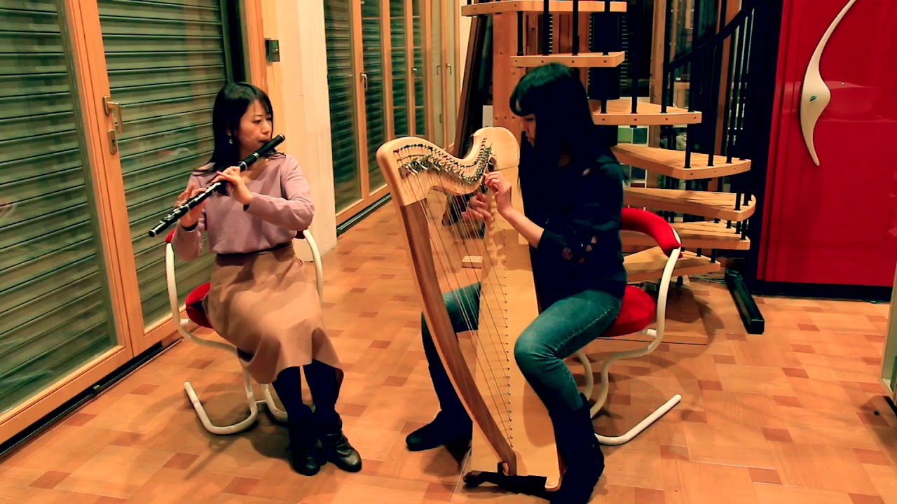 Irish Flute & Harp, Satoko Nishikawa & Riko Matsuoka “Da Lounge Bar set”