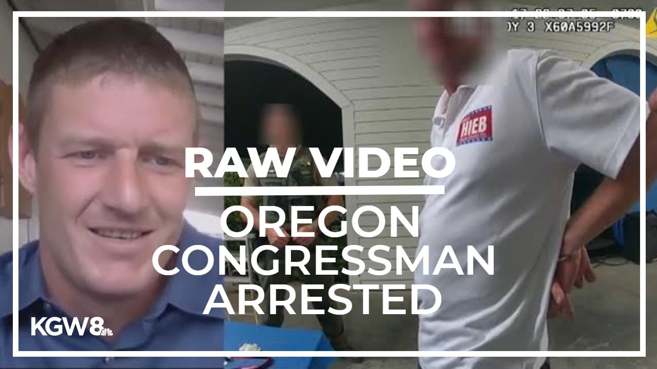 Police body camera footage shows arrest of Oregon State Rep. James Hieb | Raw video