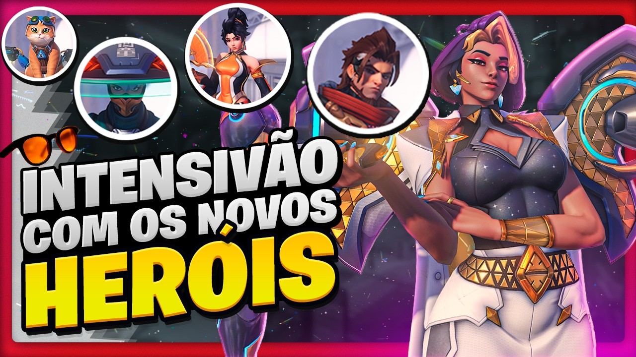 INTENSIVÃO COM TODOS OS NOVOS HERÓIS!! (Foco na Domina) #OWBrasilSorteio