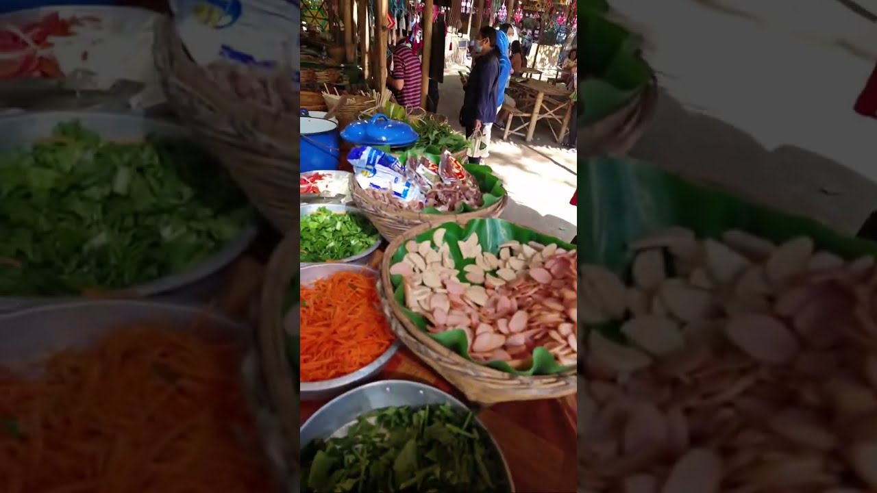 Hidden Karen Market in Thailand – Strange & Beautiful Local Foods