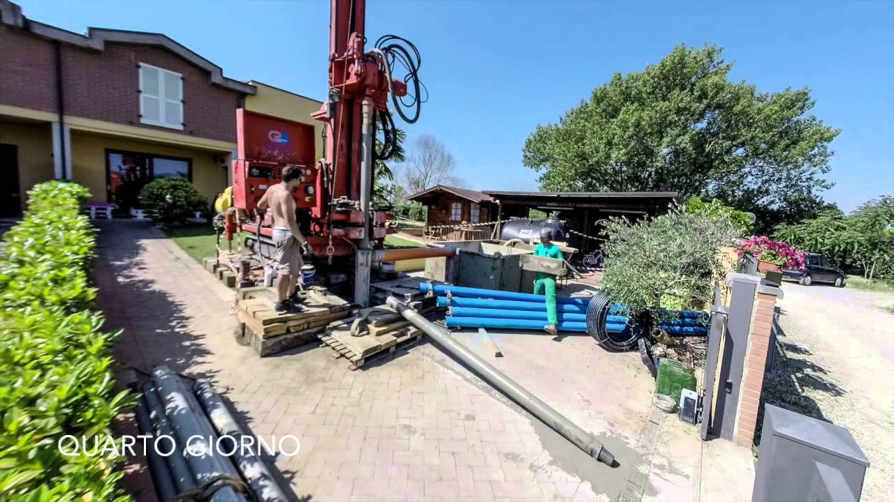 Realizzazione di un pozzo in spazi impossibili