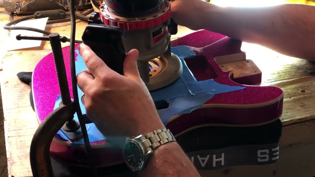Routing a Telecaster for a Humbucker - Full Tutorial