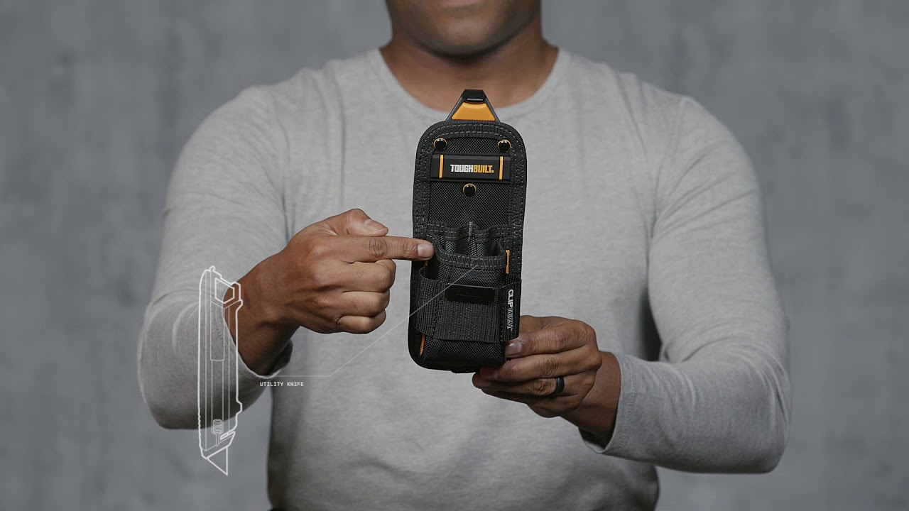 ToughBuilt&reg; Belt Utility Knife Pouch