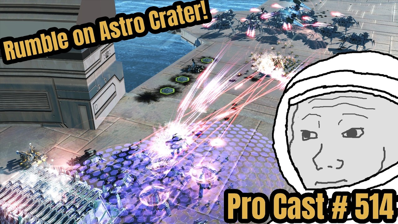 🧑‍🚀Битва на Астрократере!🧑‍🚀Supreme Commander 2 Pro Cast # 514 3v3 на Астрократере - Steal Speaks