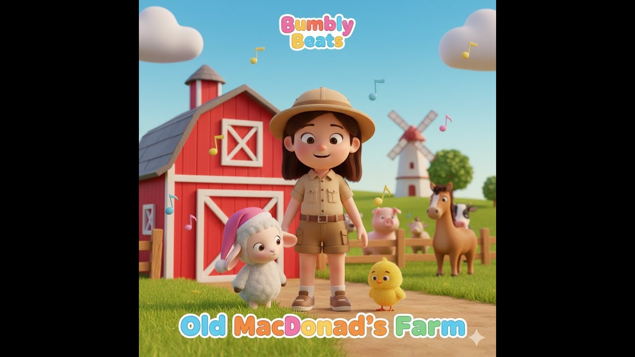 Old MacDonald Had a Farm Song | Nursery Rhymes & Kids Songs | Bumbly Beats