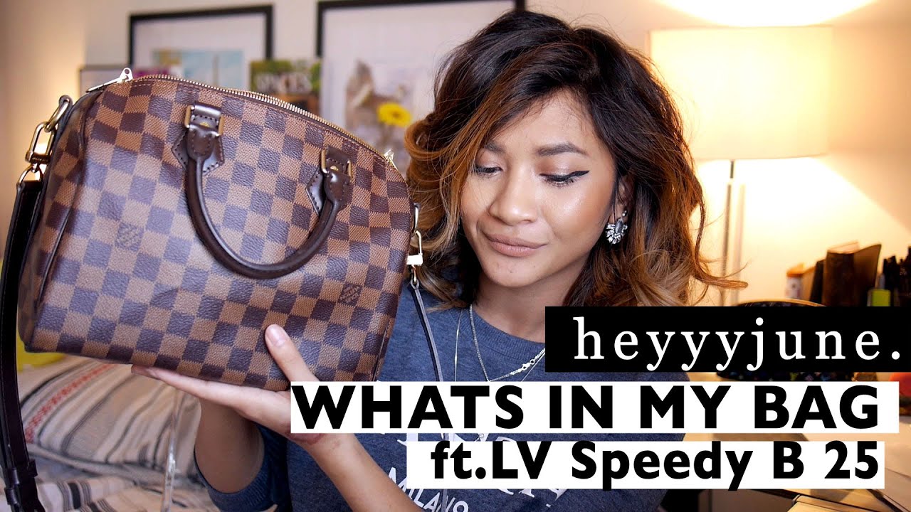 Что в моей сумке — обзор сумки Louis Vuitton Speedy B 25 +