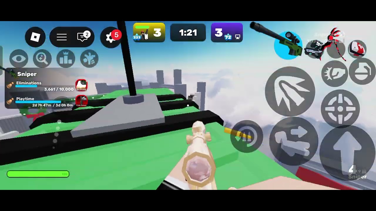 Grinding streak 💪🏻 1v1 #roblox #rivals