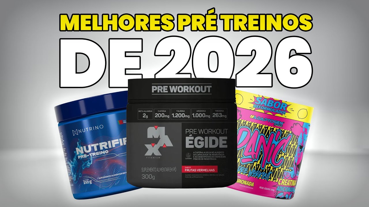7 Melhores Pré-Treinos de 2026: Qual Dá Mais Energia e Resultado?