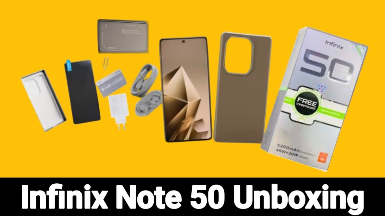 Infinix Note 50 Unboxing
