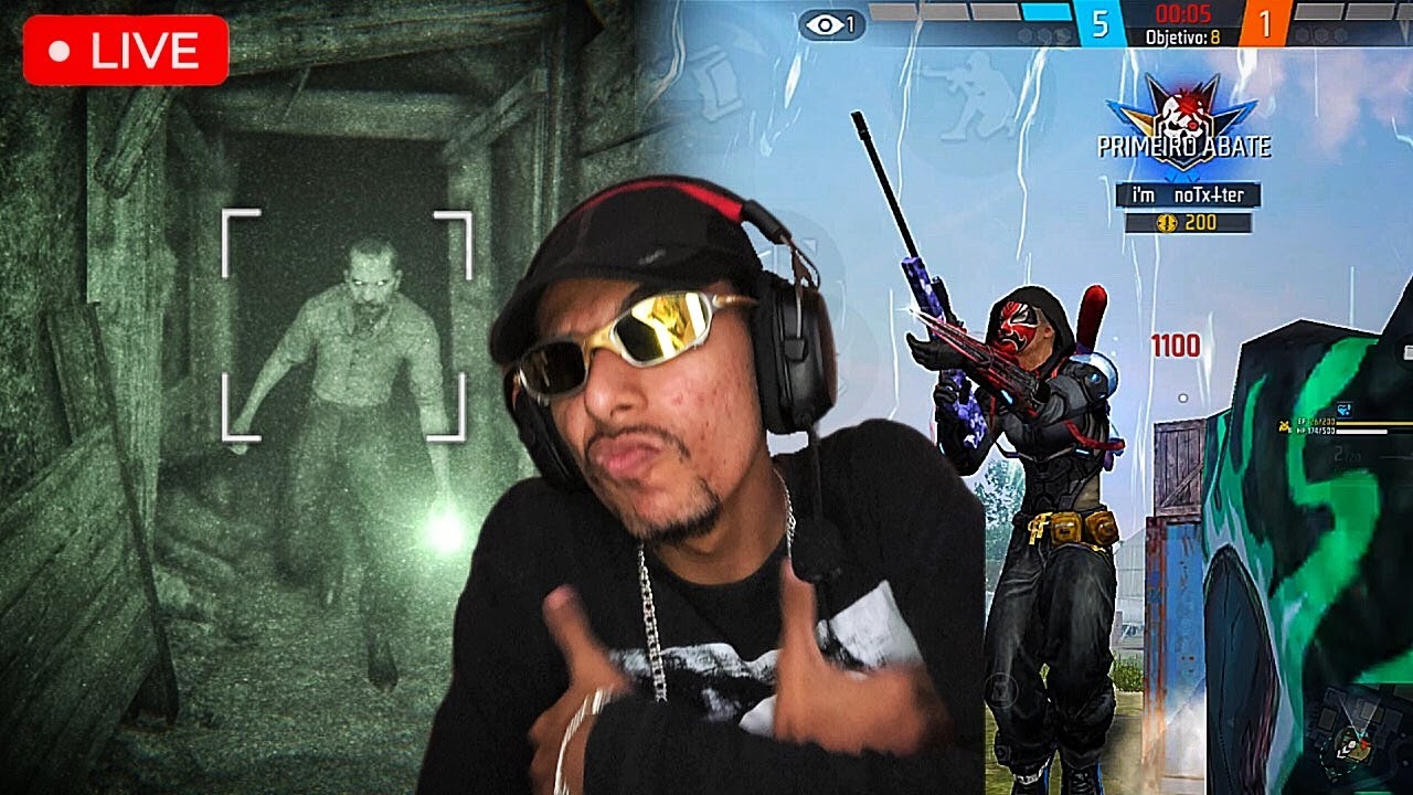 SadX AO VIVO 🔥SABADOU COM Free Fire y Outlast 2 💀🇧🇷