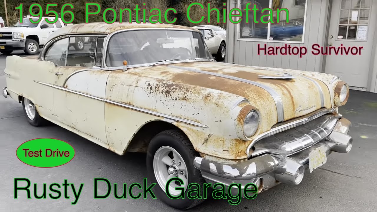 Barn Find 1956 Pontiac Chieftain Rusty Patina Survivor 2 door Hardtop Restoration?