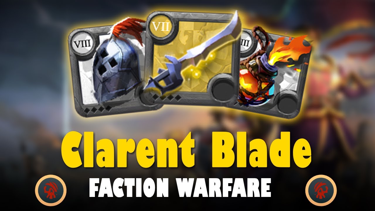 Clarent Blade in New Faction Camp | Albion Online