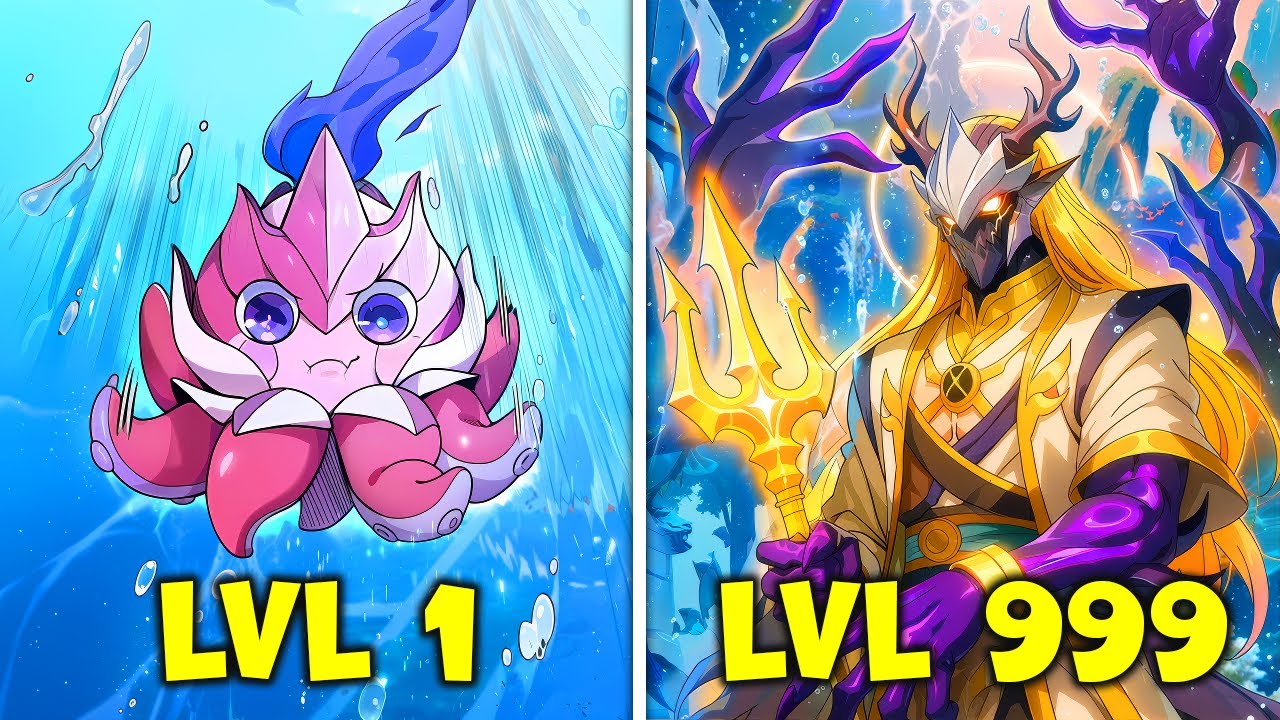 Se Transformó en un CALAMAR que EVOLUCIONA con Cada SUBIDA de NIVEL - Manhwa Recap