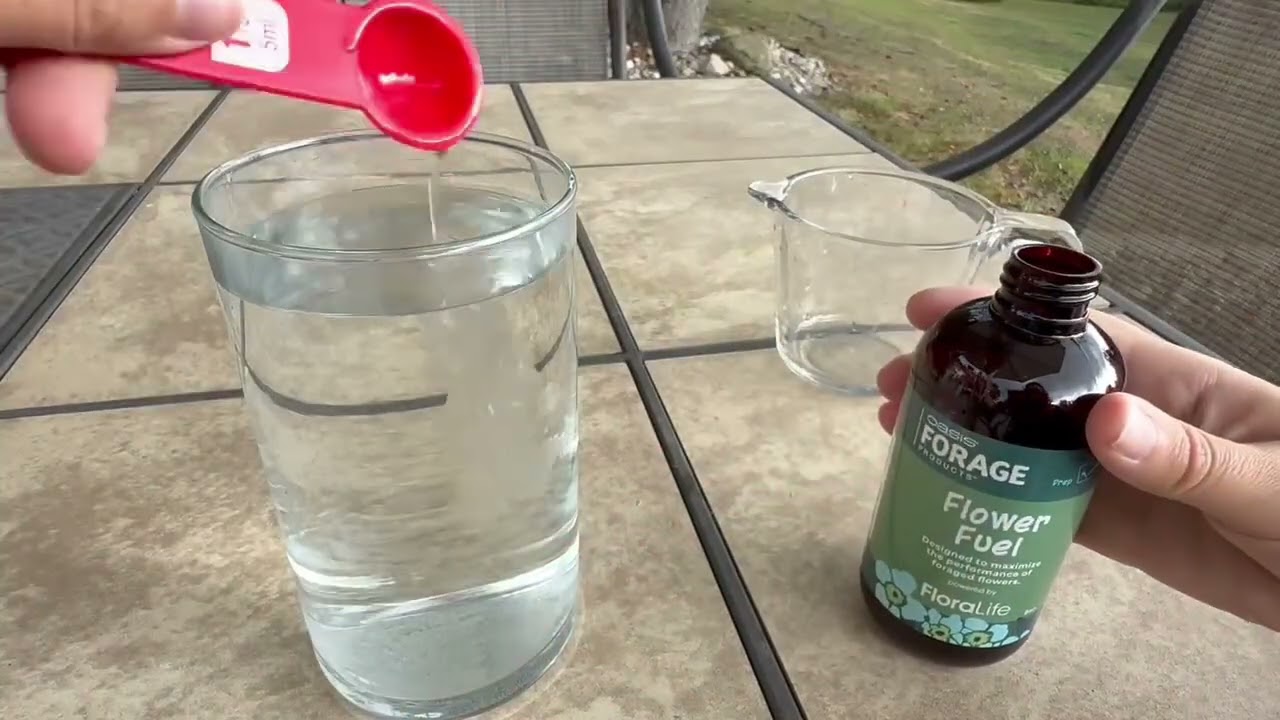 Oasis&reg; Forage Products&trade; Flower Fuel 8oz | Step 2 Feed for Longer-Lasting Flowers