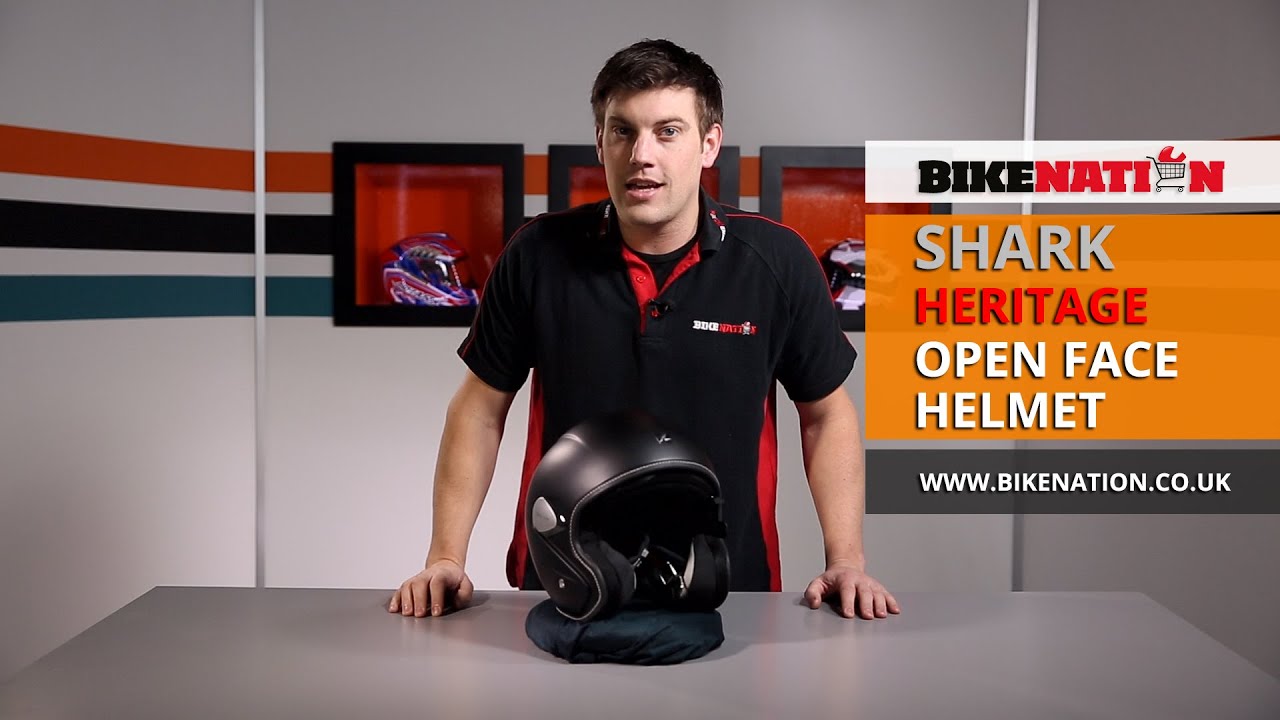 Shark Helmets - Heritage Open Face Helmet - BikeNation