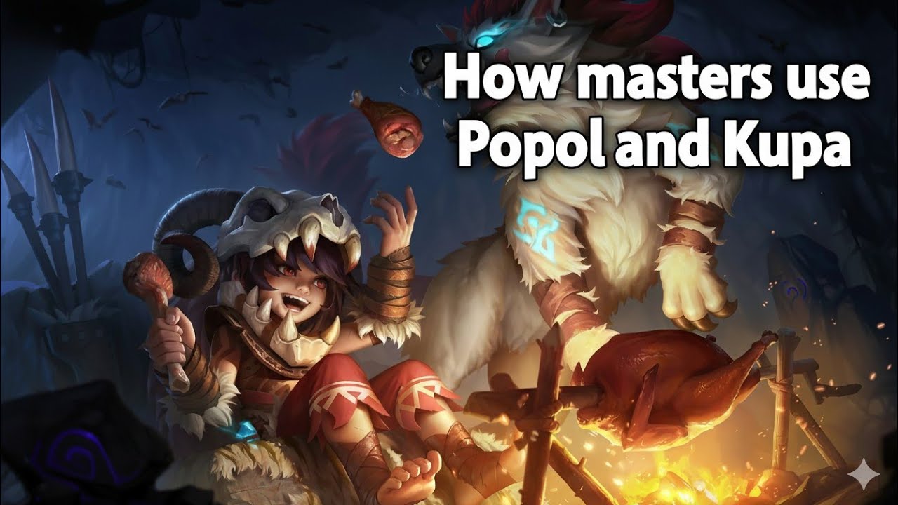 Magic Chess: How to get 3-stars 5 Gold*3. Destroy your enemy with Popol and Kupa. Strick for masters