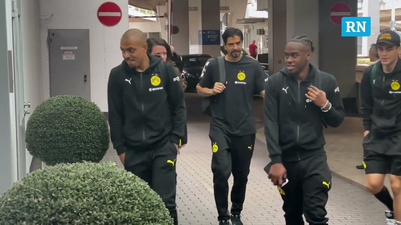 Flughafen Düsseldorf: Reus, Brandt, Nmecha und Co. starten USA-Reise