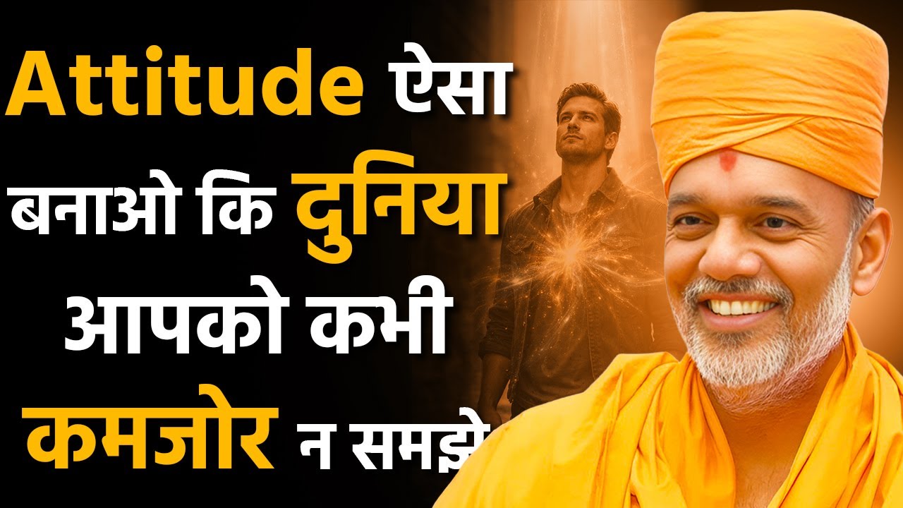 Attitude ऐसा बनाओ कि दुनिया आपको कभी कमजोर न समझे By Gyanvatsal Swami Hindi Motivation
