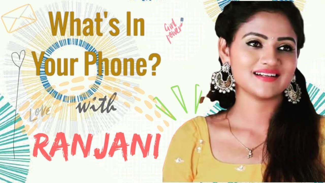 Ranjani Raghavan | What's in Your Phone? | Episode 12 | RR Productions