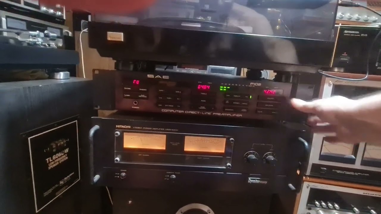 SAE PREAMPLIFIER TOP! POWER HITACHI HMA-8300 TOP! DAC DIGITAL-ANALOG CAMBRIDGE FISHER STE 1150 40 KG