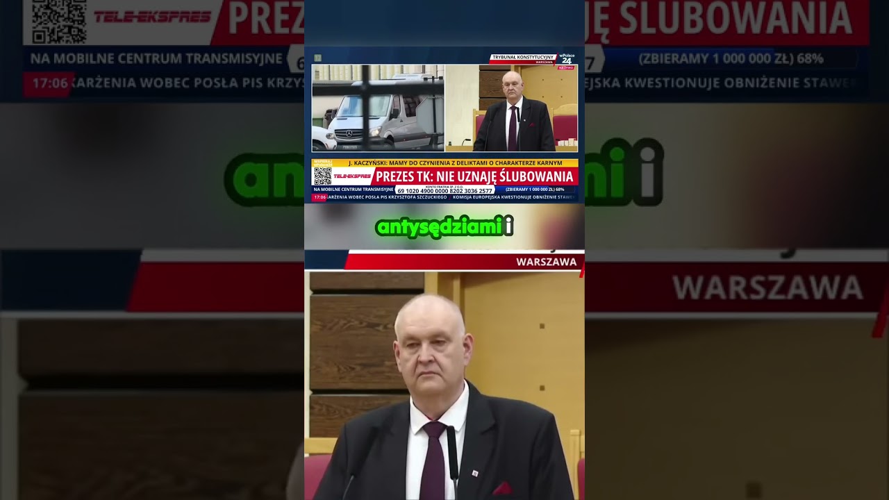 Are the new judges usurpers? Strong words from the President of the Constitutional Tribunal.