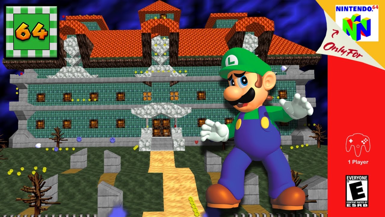 Luigi's Locked Mansion - Longplay | N64