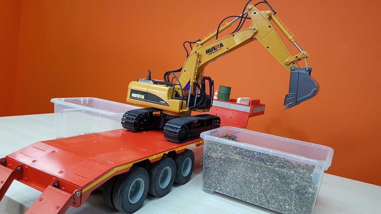 НА ЧТО СПОСОБЕН ЭКСКАВАТОР ЗА 2900 РУБЛЕЙ ... Rc excavator Huina 1550
