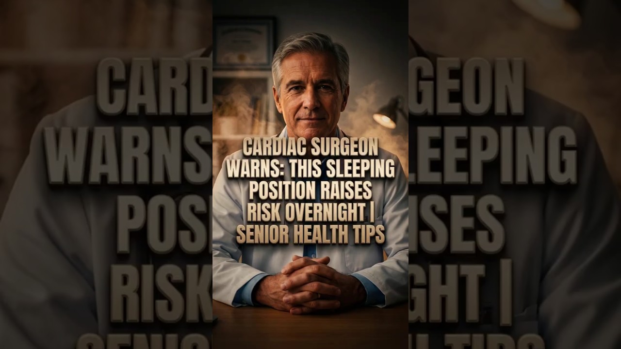 Cardiac Surgeon Warns: This Sleeping Position Raises Stroke Risk Overnight | Senior Health Tips