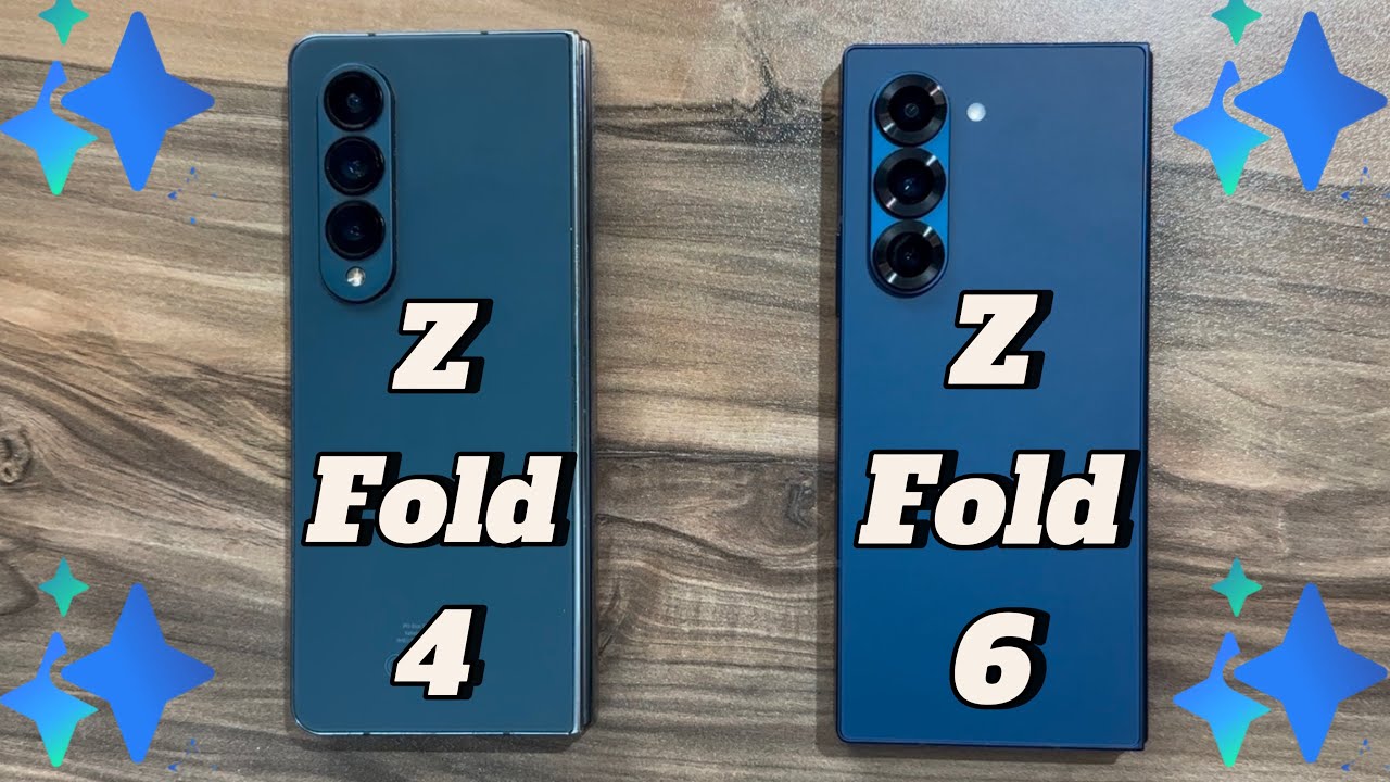 Samsung Galaxy Z Fold4 vs Samsung Galaxy Z Fold6 / OneUI 6.1 - Android 14 - Galaxy AI