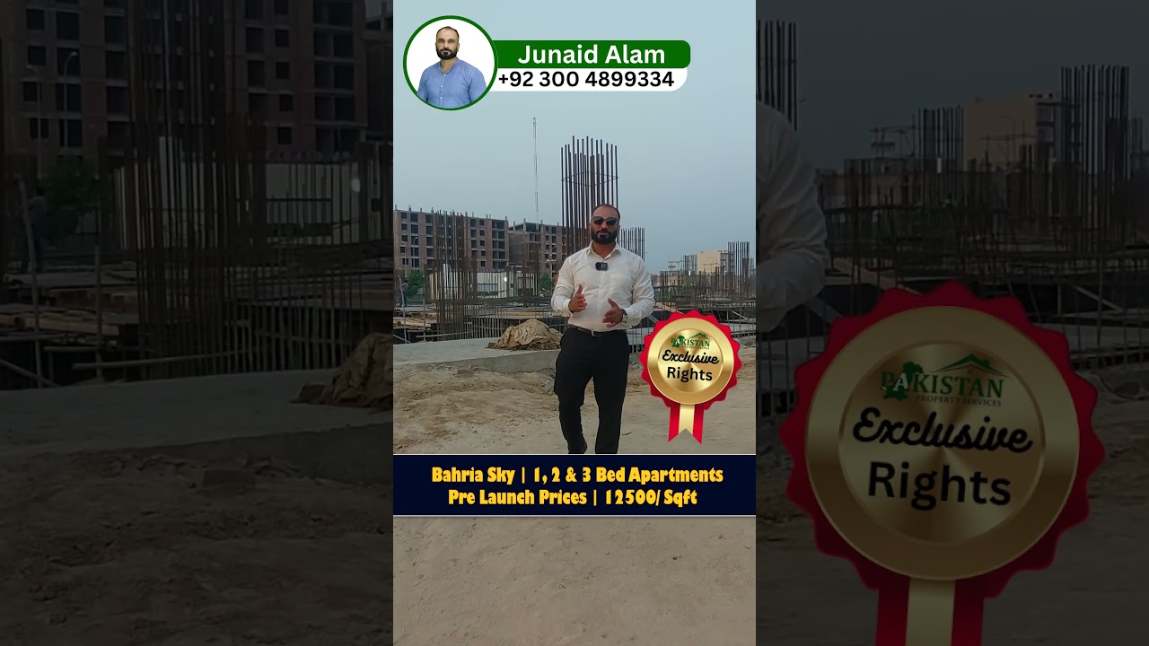 Bahria Sky | 1, 2 & 3 Bed Apartment | 12500/Sqft | 4 Years Easy Instalment | Investment Opportunity