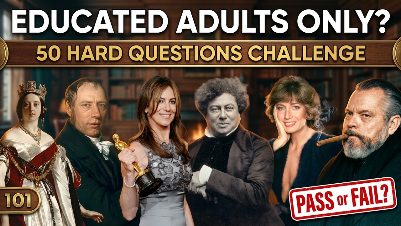 50 Questions Only the Most Educated Adults Can Pass!