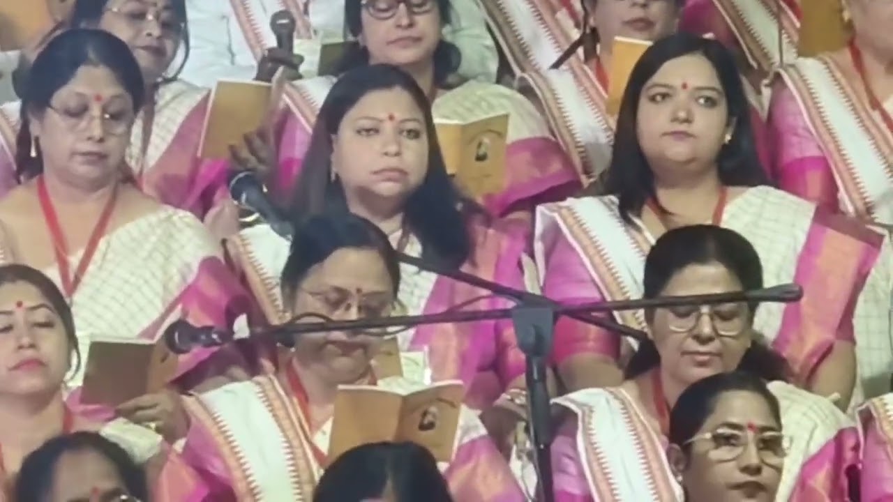 100 लोगों ने गया एक साथ रविंद्रसंगीत || Rabindrasangeet @rdnikhil