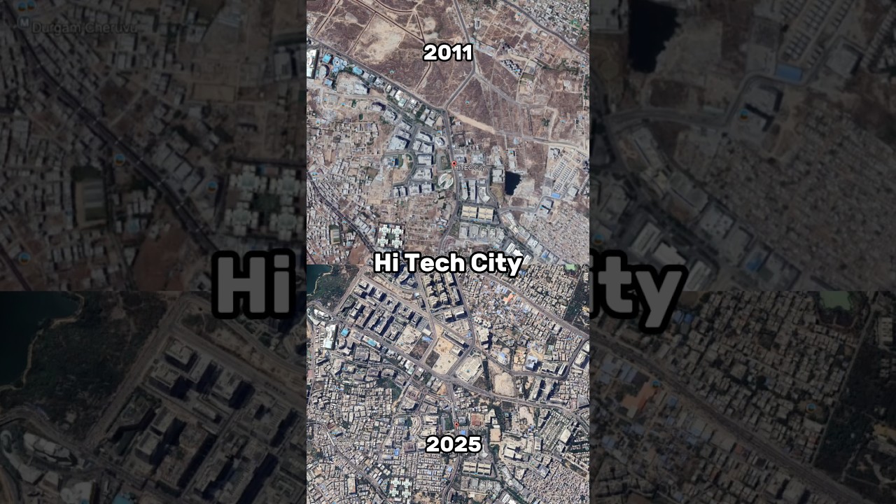 HITEC City in Hyderabad : Then vs Now || 2011 to 2025 Transformation