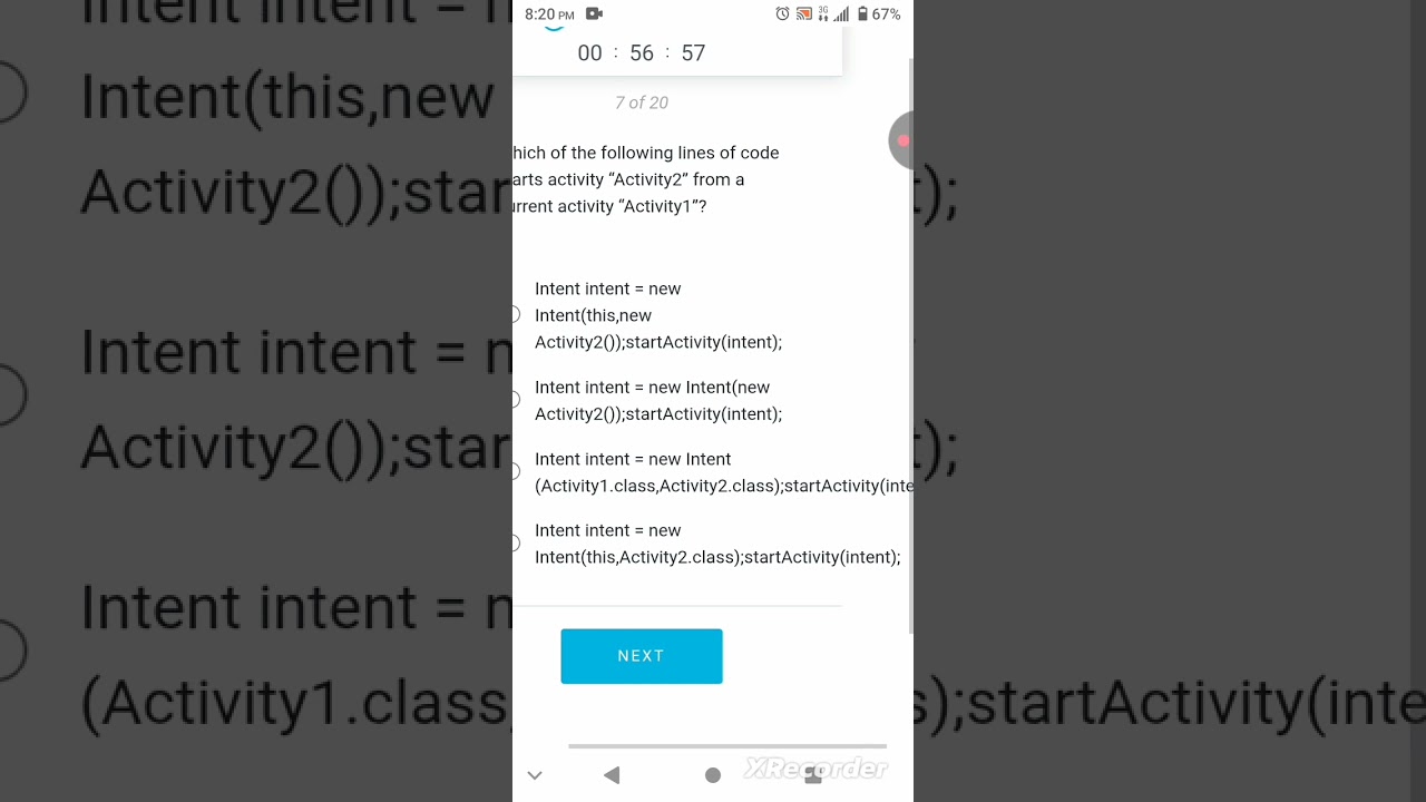 ETHIOCODERS ANDROID DEVELOPER EXAM AND CERTIFICATION