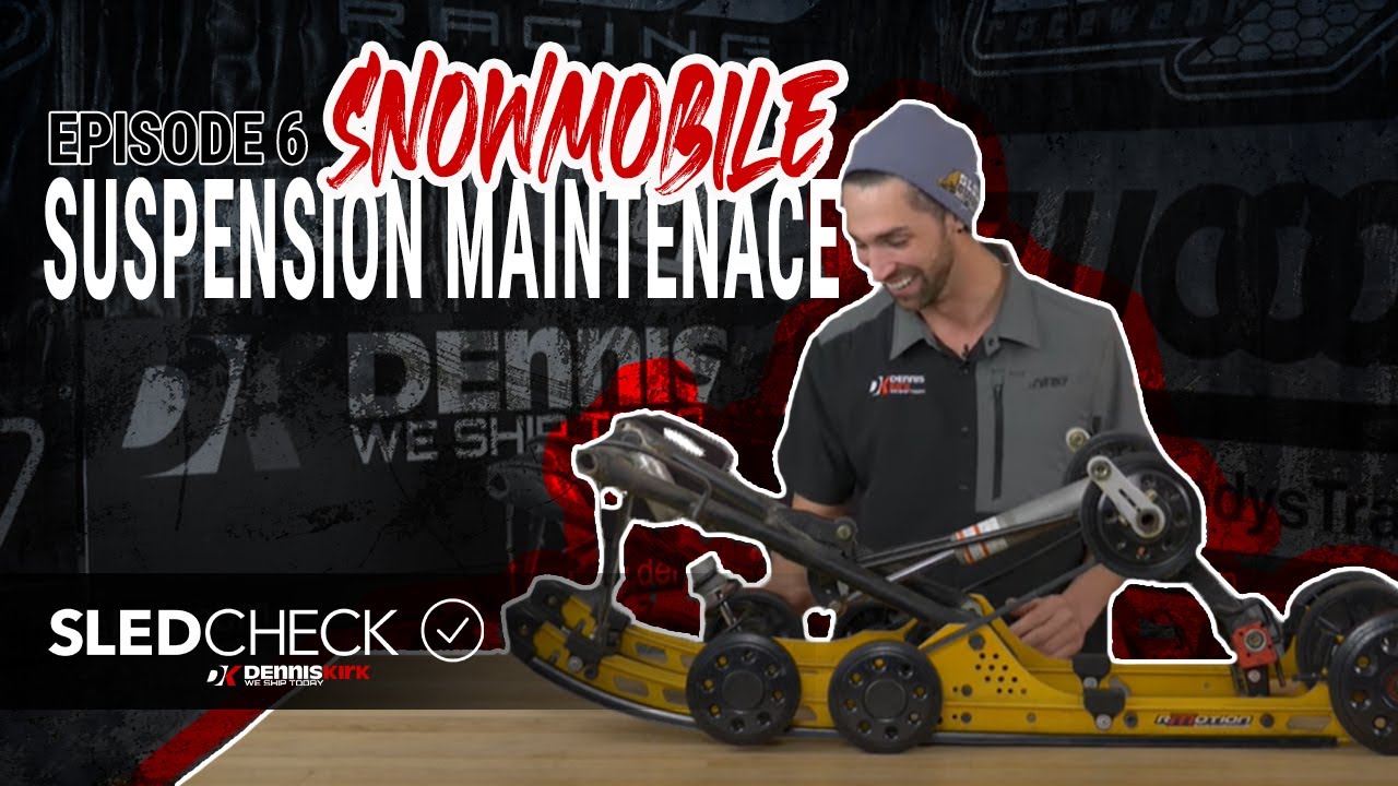 How to maintain your #snowmobile suspension | SLED CHECK: Episode 6